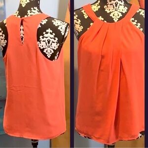 ⭐️Norah,Coral Halter-Neck Blouse, Sleeveless, Perfect for Layering, Gorgeous Top